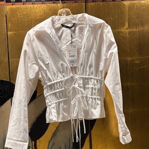 NWT Zara White Blouse